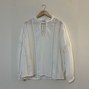 & Other Stories Relaxed White Blouse – Size Small (runs oversized)